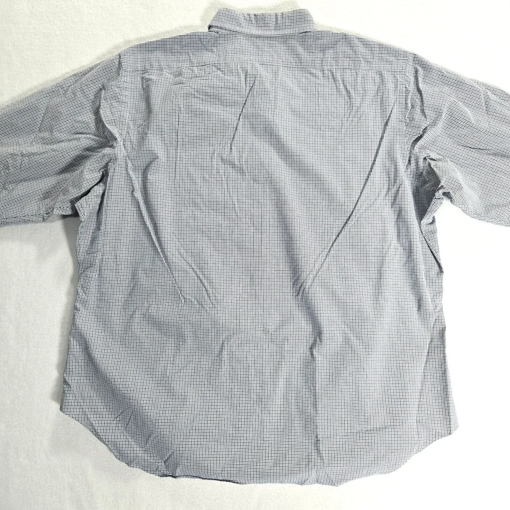 Polo Ralph Lauren Estate Shirt Mens 18 2XL Blue Classic Fit Button Up
